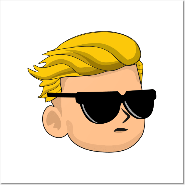 WSB Kid Head Wall Art by djhyman